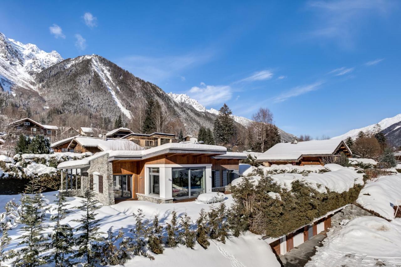 Chalet Safari. Face Au Mont-Blanc. Villa Chamonix Luaran gambar